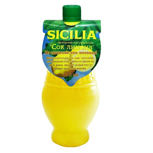 Sicilia приправа Сок лимона, 115 мл